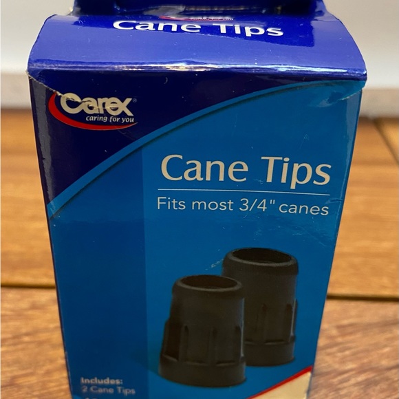 Cane Tips. By Carex- 3/4”, Model A71800- NEW - Picture 2 of 5